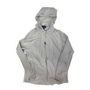 Patagonia Men Forge Grey LS Self-Sized Sun Hoody Small